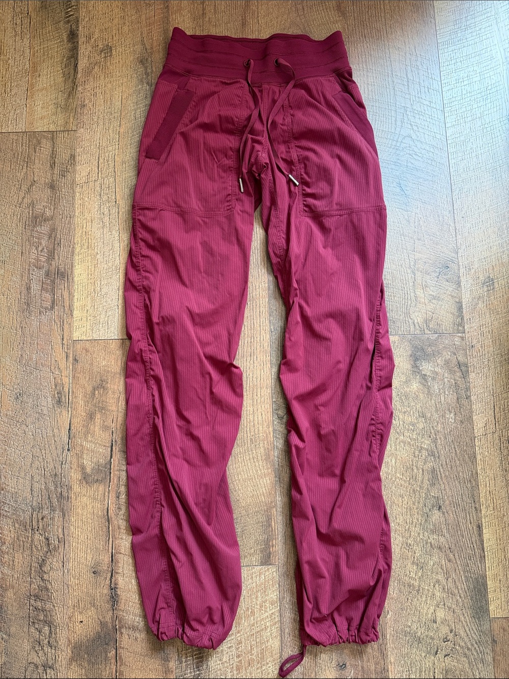lululemon athletica Maroon Drawstring Jogger Pants
